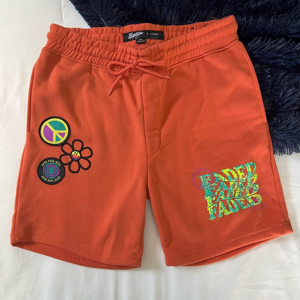 Orange Brooklyn Cloth. Shorts